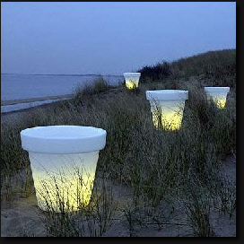 Bloom illuminated plant pot